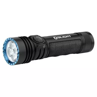 Olight Seeker 4 Pro CW, Rechargeable Handheld Flashlight, 4,600 Lumens, Black, Includes Holster SEEKER4PROMTBKCW