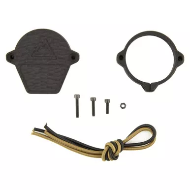 One Hundred Concepts Ruggedized Rear ScopeCap - Scope Cover, 40.2mm Rear Scope Lens, Black