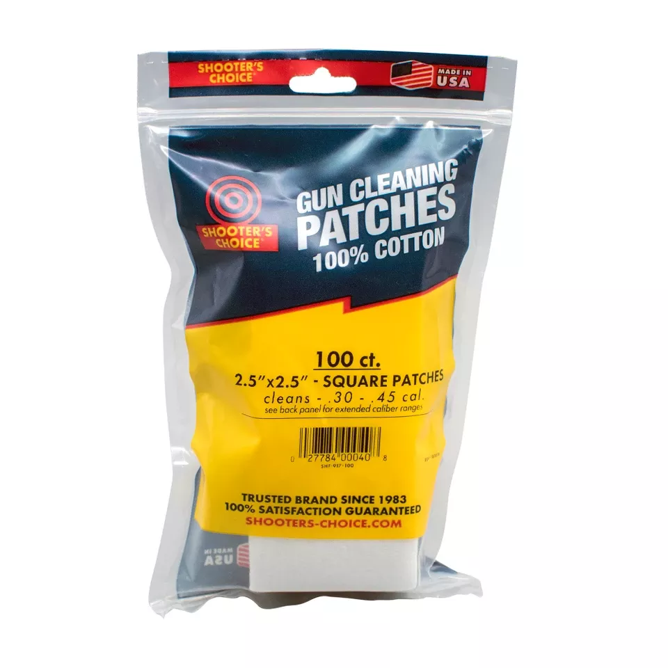 OTIS 2.5-Inch Square Cleaning Patches, Pack of 100