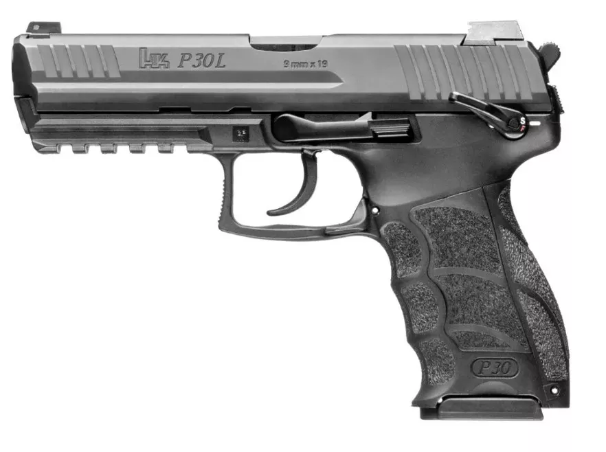 P30L V3 9mm 4.45″ Da/sa Ns BLK 2/10RD