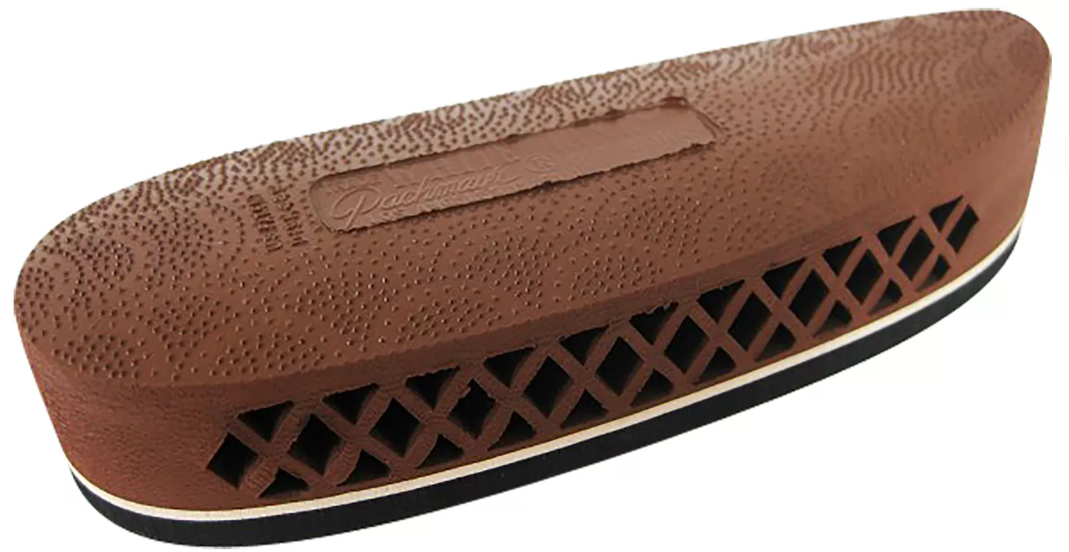 Pachmayr 00011 F325 DeluxeBrown with White Line Small Rubber For Shotgun