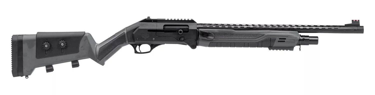 PANZER ARMS FS1 PRO 12G 3″ SHOTGUN 20″ FOLDING, BLK/GRAY, MOBILE CHOKE, 5RD