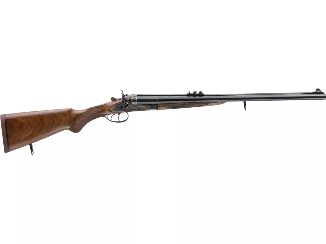 Pedersoli Kodiak Mk IV Double Barrel Rifle 450 Nitro Express 3-1/4″ 24″ Blued BarrelFrame Walnut Stock