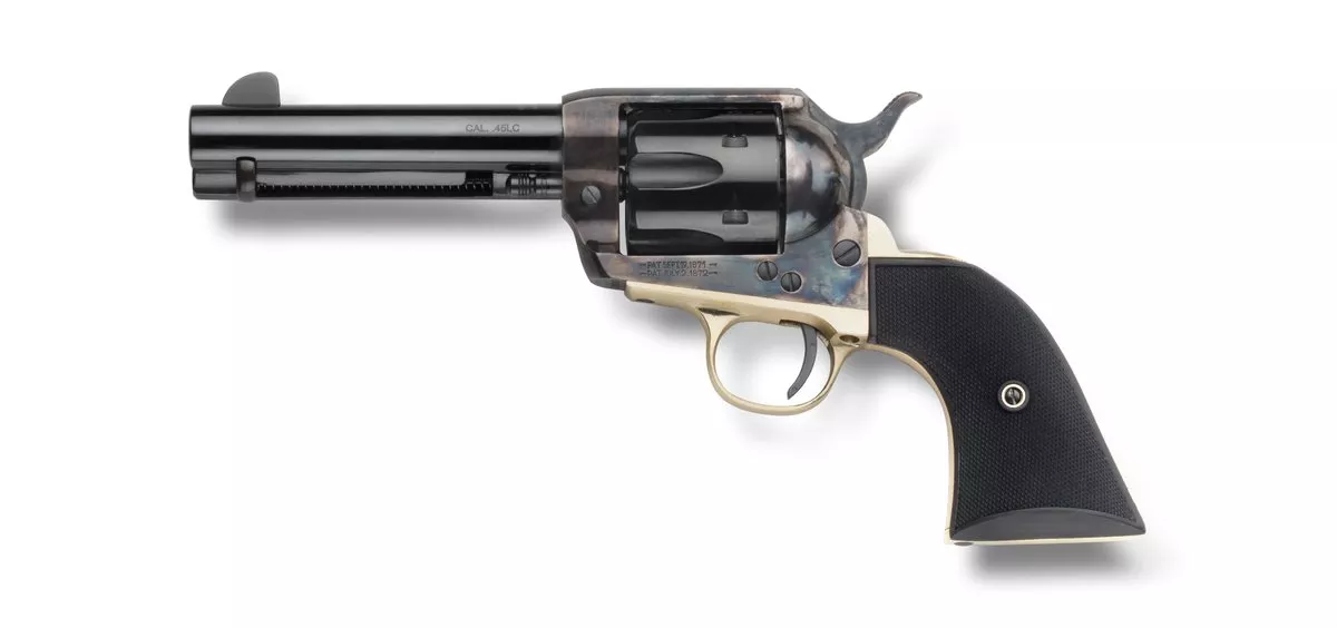 Pietta 1873 Gunfighter Handgun .357 Mag 6rd Capacity 4.75" Barrel Black Grips