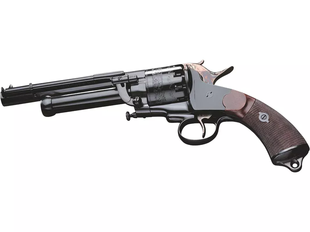 Pietta LeMat Navy Black Powder Revolver 44 Caliber 6.75″ Blued Barrel Steel Frame