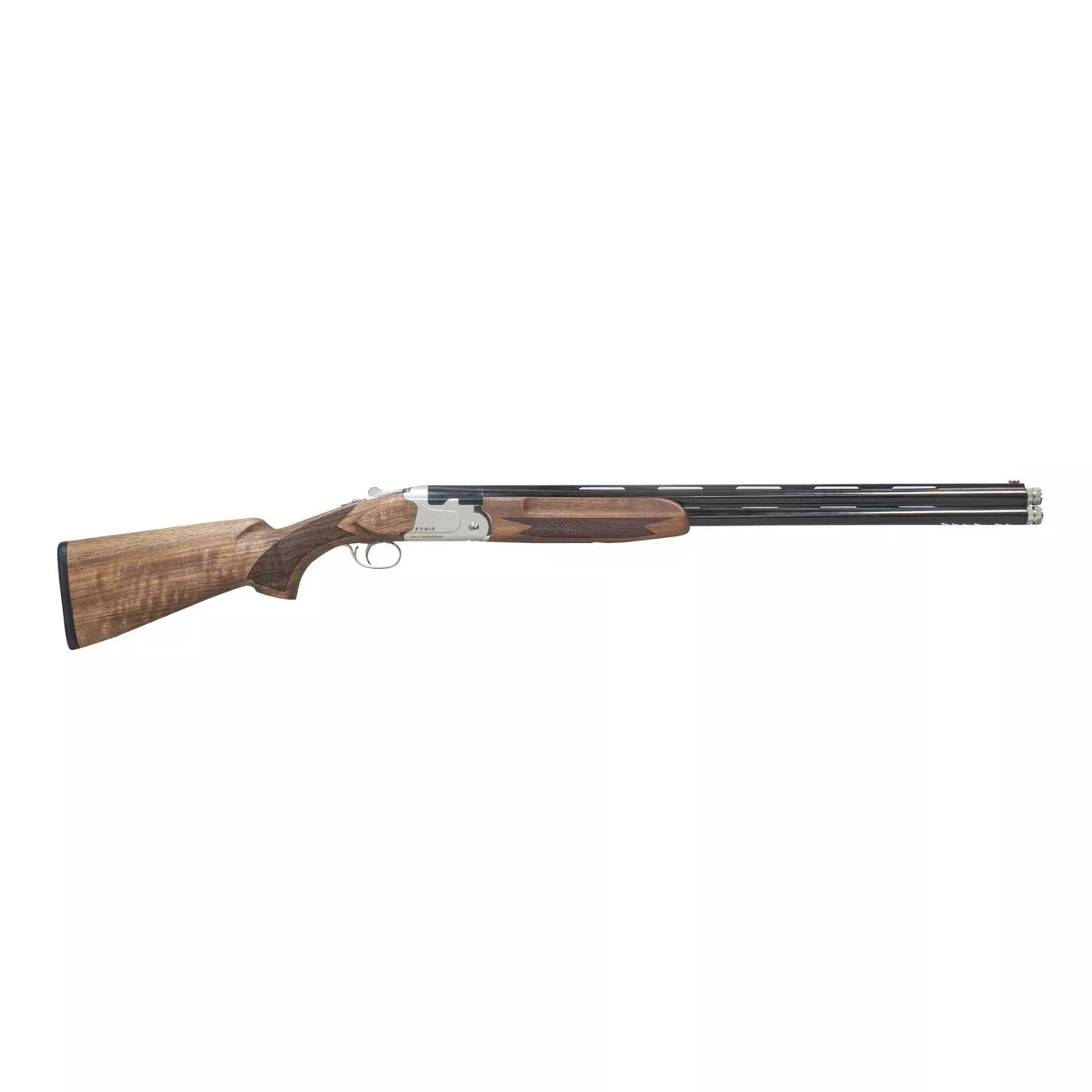 Pointer FT912 O/U Shotgun 12ga 3″ Chamber 2rd Capacity 28″ Barrel Silver Receiver/Walnut Stock