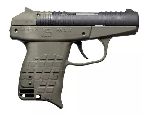 PR-3AT .380ACP 13+1 BLK/GRN | BLACK SLIDE/GREEN FRAME