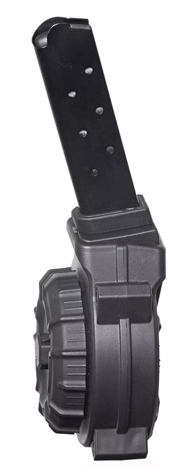 ProMag DRMA31 Standard30rd Drum 9mm Luger Fits S&W M&P Shield Black DuPont Zytel Polymer