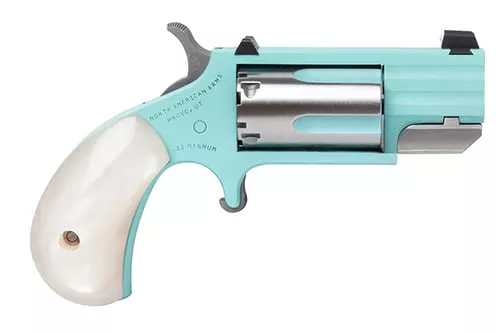 PUG 22MAG REV 1" TURQUOISE | NAA-PUG-DTQ-W | PEARL GRIPS