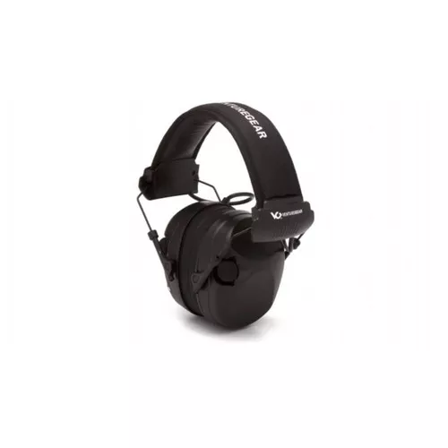 Pyramex VGPME20 Venture Gear Sentinel Muff Polymer 26 dB Over the Head Black Adult 1 Pair