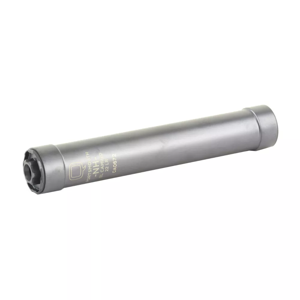 Q El Camino Suppressor .22 LR 1/2-28 Thread 5.95″ Stainless Steel