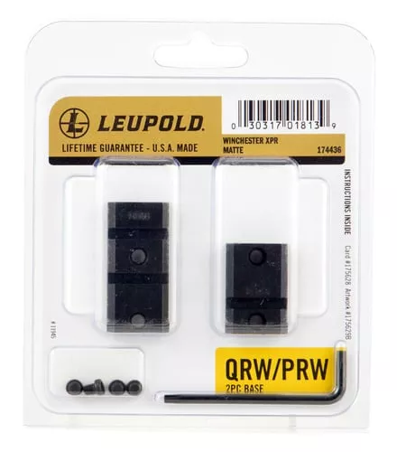 QRW WINCHESTER XPR 2-PC MATTEQRW Bases Matte - Steel - 2-piece - This model is designed to fit a Winchester XPR and is ideal for standard to magnum calibers