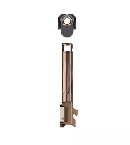 Radian Weapons Afterburner Compensator and Ramjet Barrel Combo for Glock 19 Gen 5 Bronze Barrel