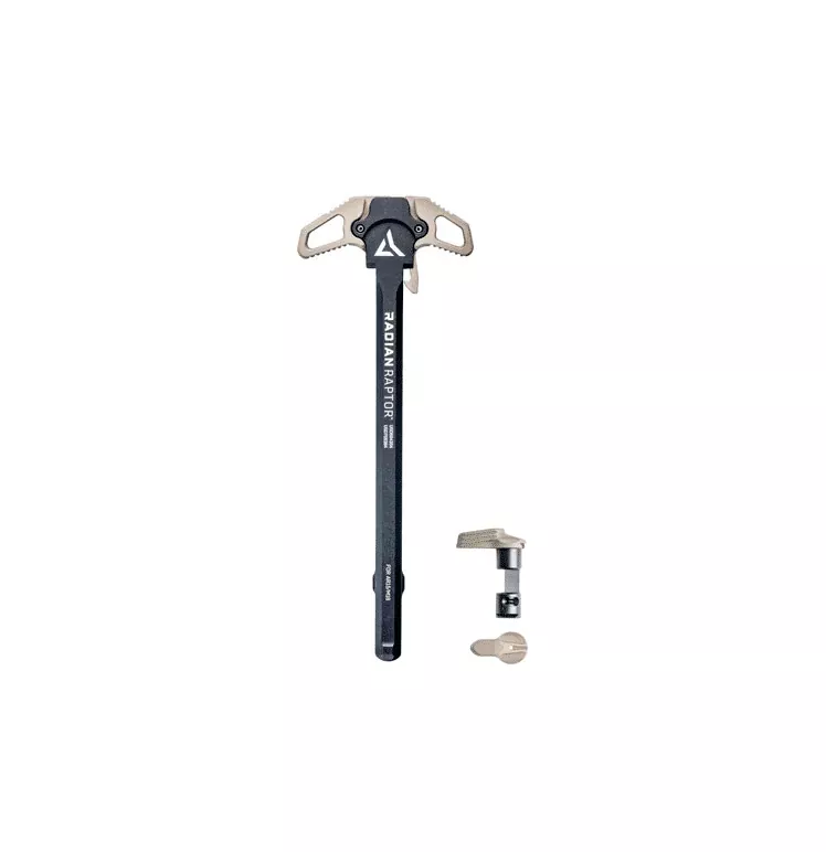 Radian Weapons AR15/M16 Raptor Charging Handle& Talon AMBI 45/90 Safety Selector – Black