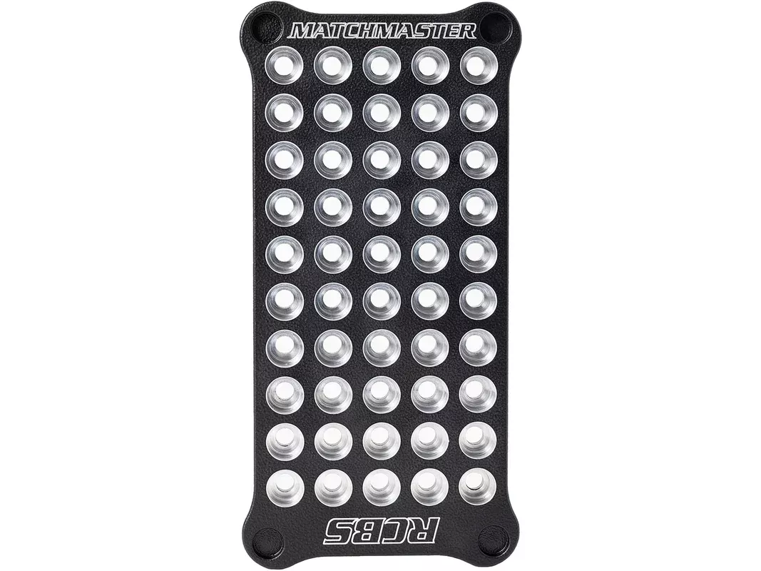 RCBS MatchMaster Multi-Fit Aluminum Reloading Tray 223 Remington and 308 Winchester 50-Round