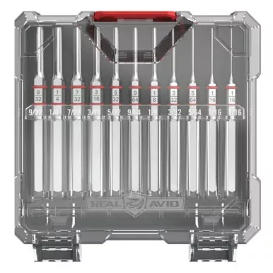 Real Avid Accu-Punch | 11 Piece Punch Set | Includes Case | AVAPK-S