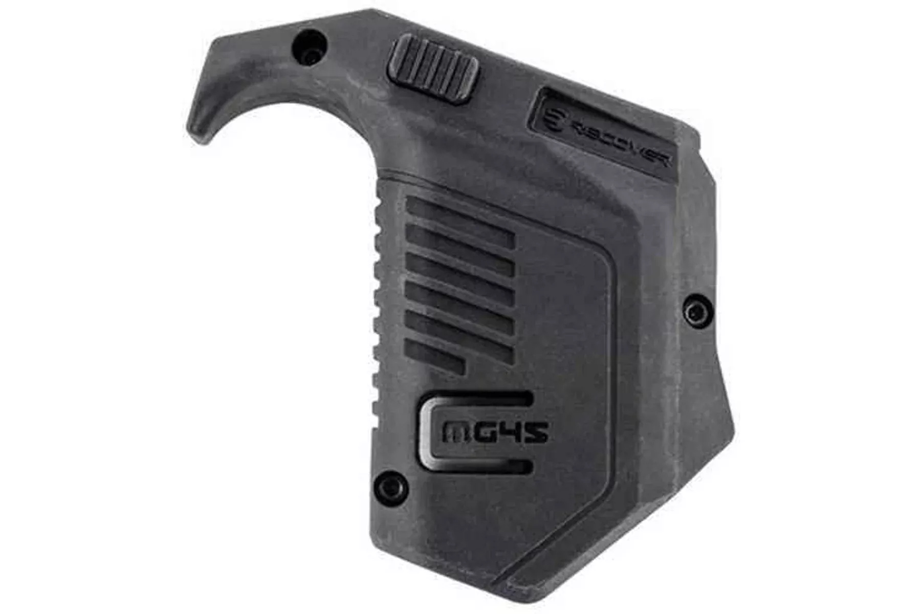 Recover Tactical Angled Mag Pouch Black Polymer For Glock 10mm Auto, 45 ACP Double Stack Magazines