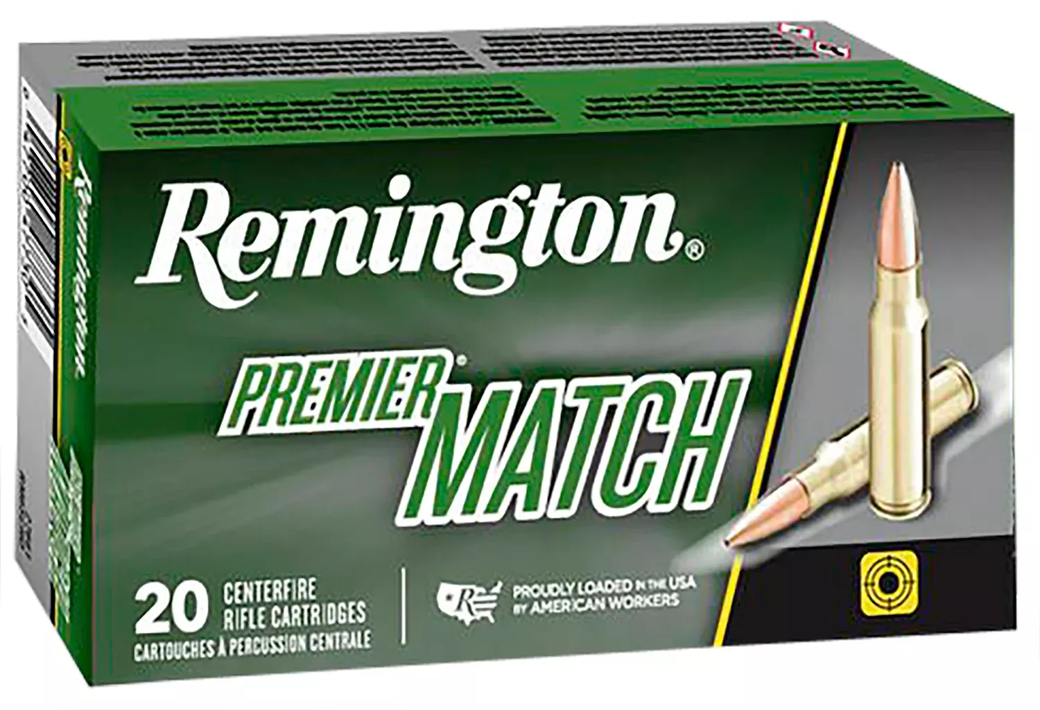 Remington Ammunition 27676 Premier Match 6.8mmRemSPC 115gr Sierra MatchKing BTHP 20 Per Box/10 Case