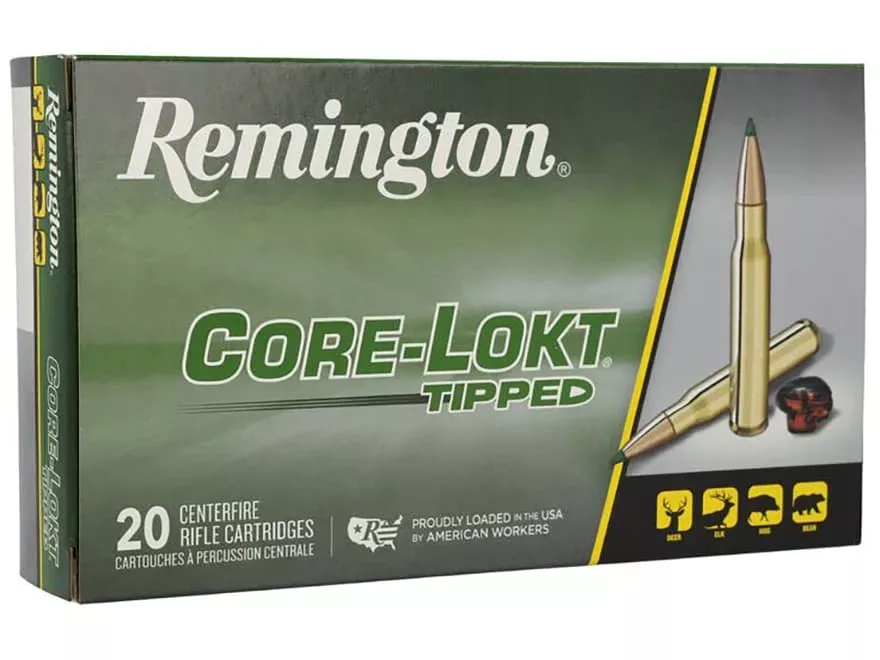 Remington Core-Lokt Tipped 6.5 Creedmoor Ammo 129 Grain Polymer Tip Box of 20