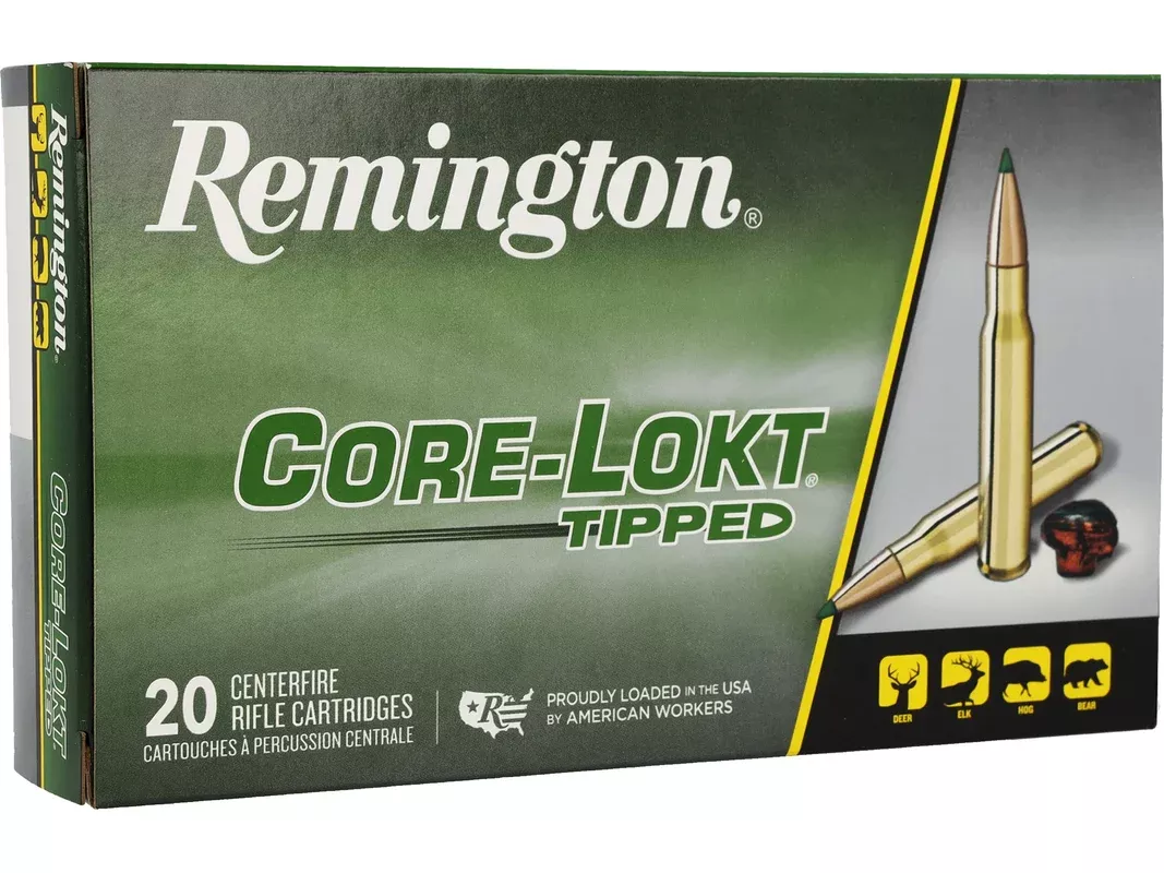 Remington Core-Lokt Tipped 7mm-08 Remington Ammo 140 Grain Polymer Tip Box of 20