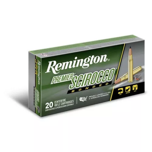 Remington Premier Scirocco Hyper Velocity Centerfire Ammunition, 243 Winchester, Swift Scirocco Bonded, 90 Grain – 20 Cartridge Box ( 20 / 1 )