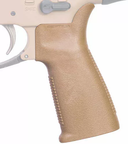 Reptilia CQG Long | Pistol Grip | Fits AR Rifles | Matte Finish | Flat Dark Earth | 100-134