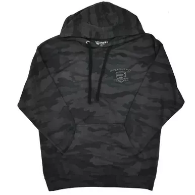 Rifle Supply Blackout Hoodie | Apparel | Black Logo | Black Camo