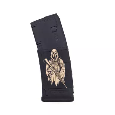 Rifle Supply Ghost Blaster Engraved Magazine | Magazines | 5.56 / .223 | 30 Rounds | Black