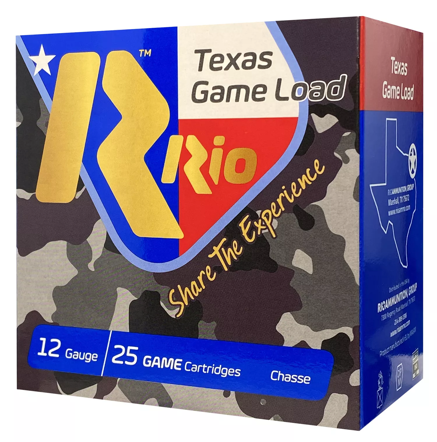 Rio Ammunition TGHV368 Texas Game Load High Velocity 12Gauge 2.75″ 1 1/4oz 8Shot 25 Per Box/10 Case