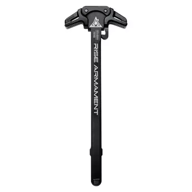 Rise Armament Ambidextrous Charging Handle, Fits AR-10, Matte Finish, Black