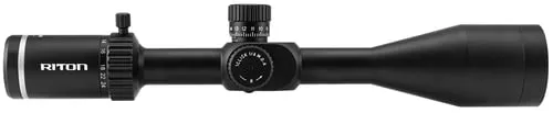 Riton Optics 1C624AF 1 Conquer Black Hardcoat Anodized 6-24x 50mm 1" Tube MPSR MOA (FFP) Reticle Features Throw Lever
