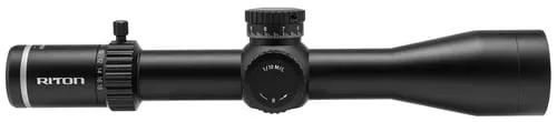Riton Optics 7C318LFIP 7 Conquer Black Hardcoat Anodized 3-18x 50mm 34mm Tube Illuminated Red PSR Reticle Features Throw Lever