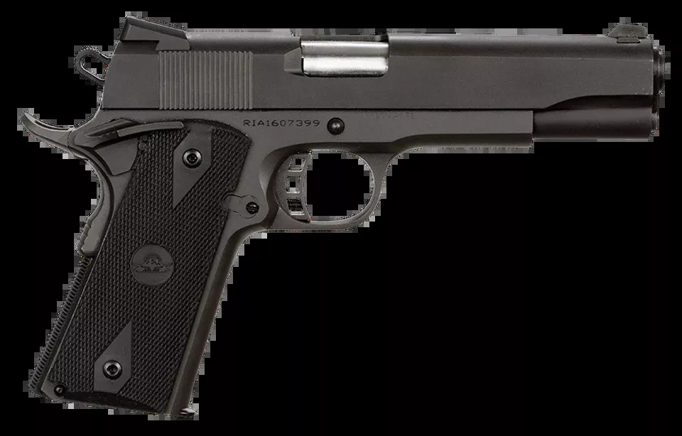 Rock Island 51632 Rock Standard FS 9mm Luger Pistol - 10+1 Capacity, 5" Barrel, Black Parkerized Finish