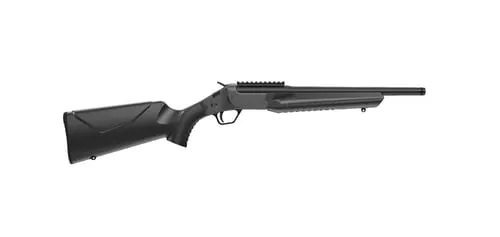 Rossi LWC044MBK LWC44 Mag 1rd 16.50" Black Oxide Threaded Barrel, Black Picatinny Rail Steel Receiver, Black Fixed Synthetic Stock