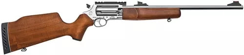 Rossi SCJ4510SS Circuit Judge 45 Colt LC/410 Gauge 5 18.50" Polished Stainless Hardwood Monte Carlo Stock Right Hand
