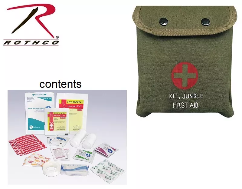 Rothco M-1 Jungle First Aid Kit -Olive Drab