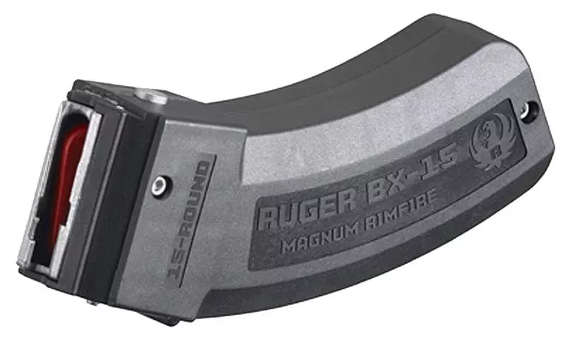 Ruger BX-15 17HMR ,22WMR 15rd Black Detachable Magazine