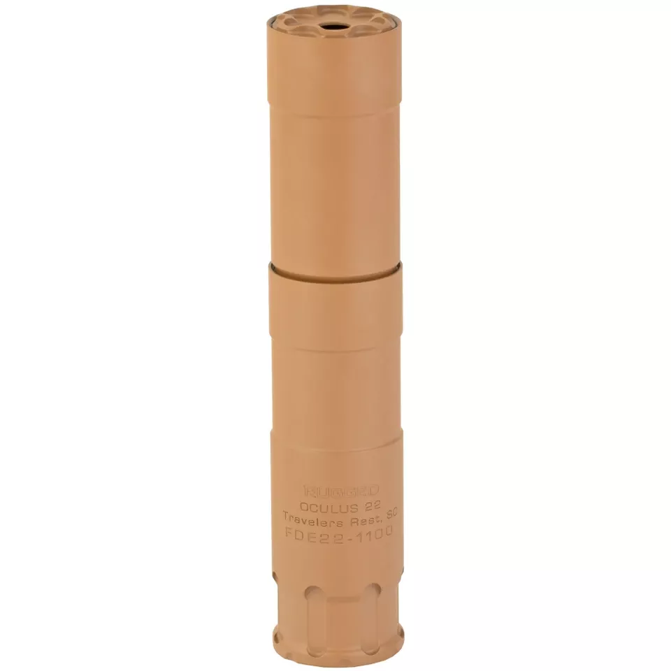 Rugged Oculus 22LR Modular Suppressor FDE
