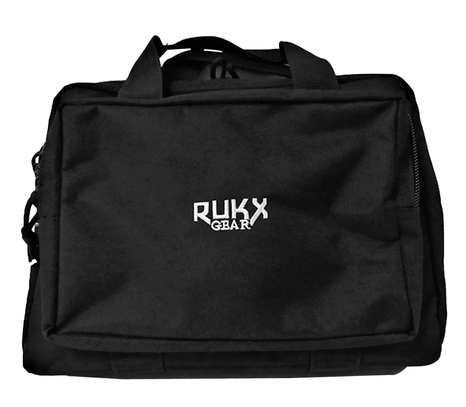 Rukx Gear ATICTDPCB Double PistolBlack 600D Polyester Holds 2 Handguns