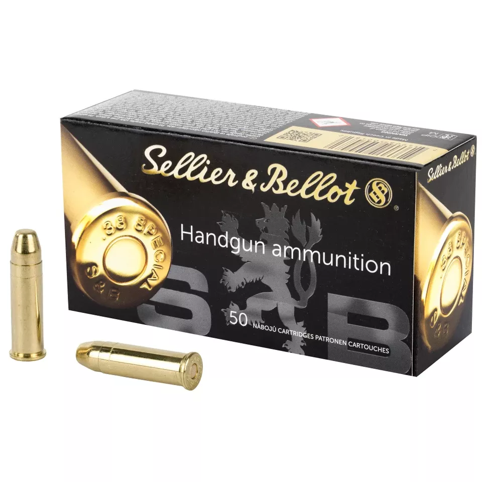 S&B .38 Special 158 Grain FMJ Ammunition - 50 Rounds/1000 Rounds