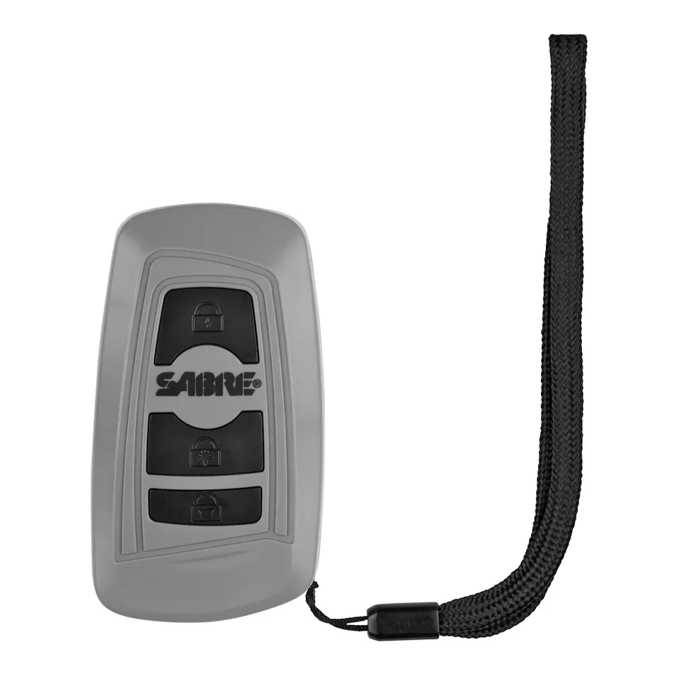 SABRE 3-in-1 Gray Key Fob Stun Gun