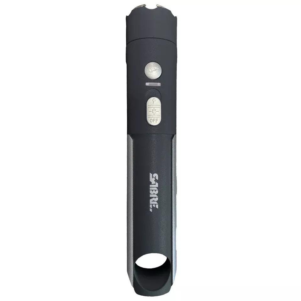 SABRE Dual-Function Stun Gun with LED Light - Black