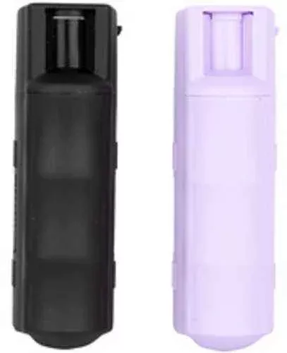 Sabre Pepper Gel Hard Case Combo Pack .54 Ounces 1 Black and 1 Lavender Matte Finish