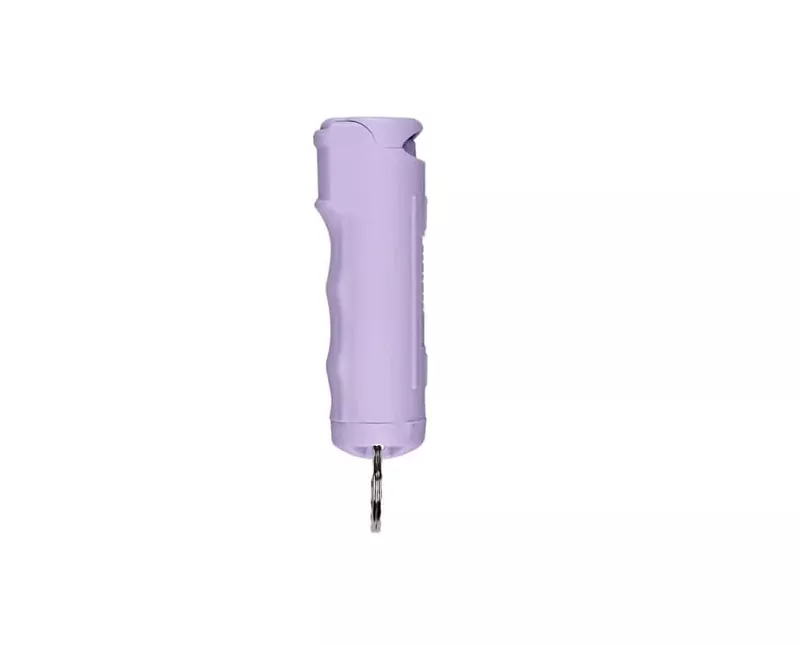 Sabre Pepper Gel with UV Dye, Fast Flip Top Safety and Snap-Clip Keychain – Lavender