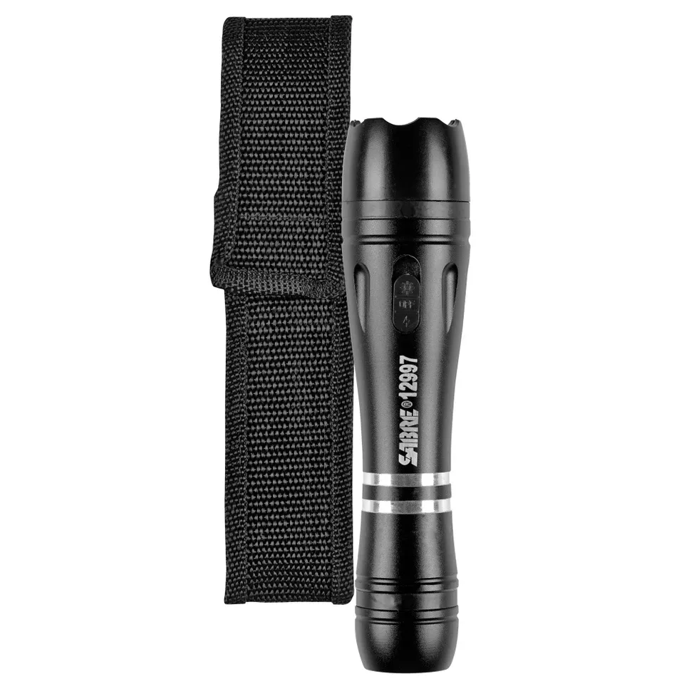 SABRE Stun Gun with Flashlight and Holster