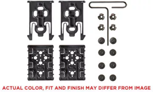 Safariland ELS | Platform Kit | Black | 2 Male & 2 Female | Screws | Polymer | ELS-KIT1-2