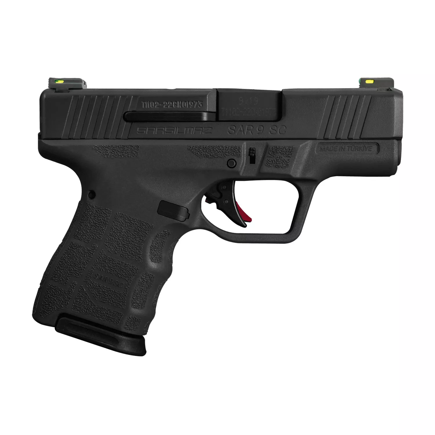 SAR FIREARMS SAR9 SC 9MM BLK 3.3″ 12+1#