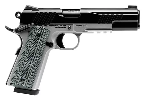 SAV 1911 9MM 5" 10RD BLK/STS W/RAIL