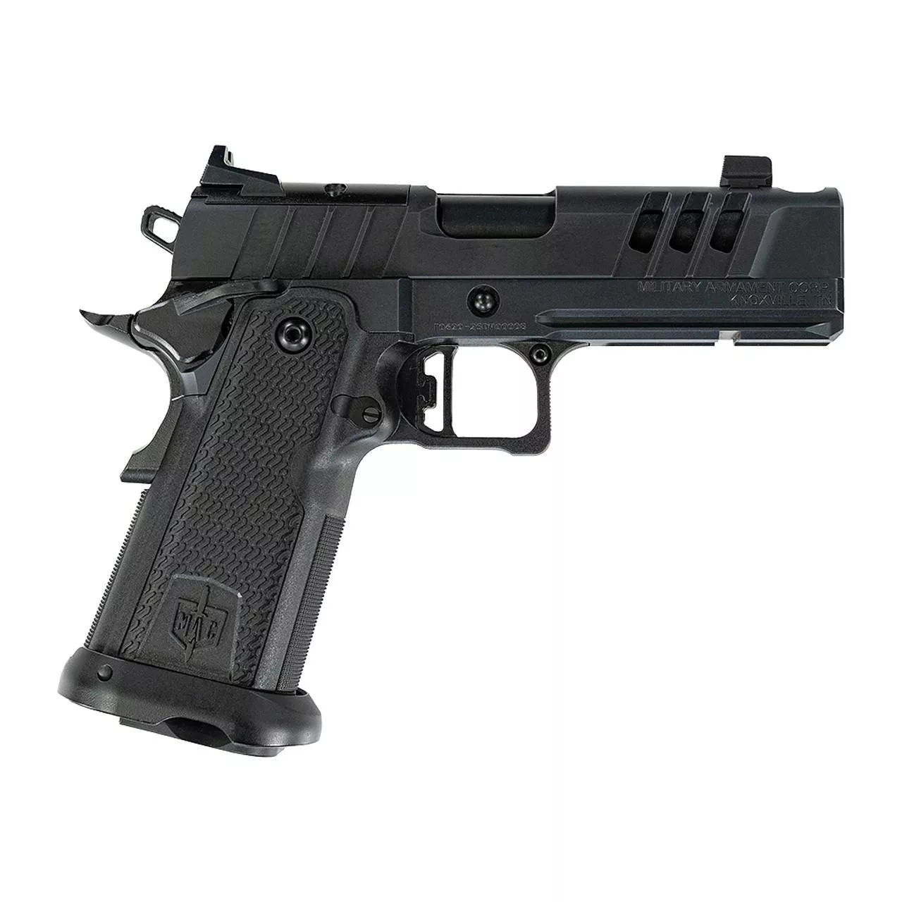 SDS MAC 9 DS COMP Handgun 9mm Luger17rd Magazines(2) 4.25'' BarrelAOS Optic Plate Black