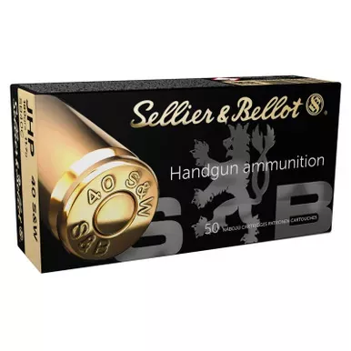 Sellier & Bellot Ammo | Ammo | .40 S&W | 180 Grain | Jacketed Hollow Point | 50 Round Box | TSSB40C